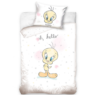 Kinderdekbedovertrek 100x135 Baby Tweety