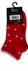 Kinder sneaker sokken rood