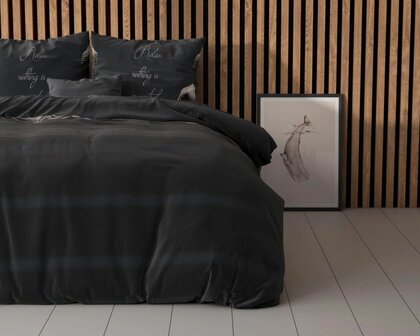 Dekbedovertrek Buddha Antraciet