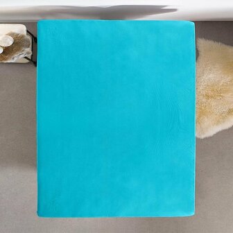 Jersey Hoeslaken Turquoise