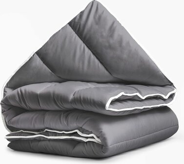 All-in one lazy dekbed Antraciet