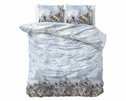 Dekbedovertrek Janine Flanel grijs