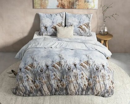 Dekbedovertrek Janine Flanel grijs