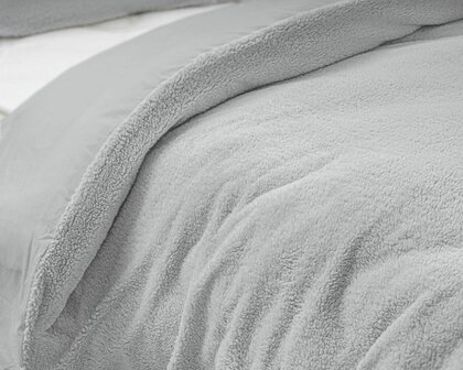 Dekbedovertrek Teddy grijs