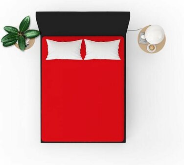 Jersey Hoeslaken rood