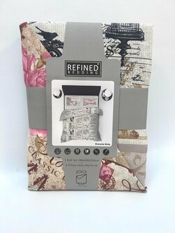 Dekbedovertrek 200x200/220 Brocante Birdy