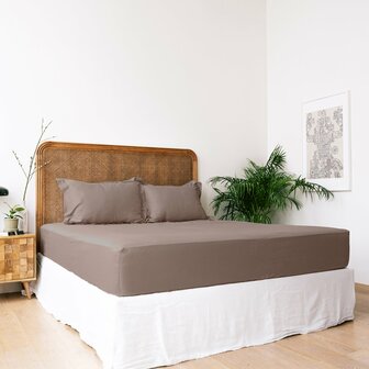 Hoeslaken 140x200 Jersey Taupe