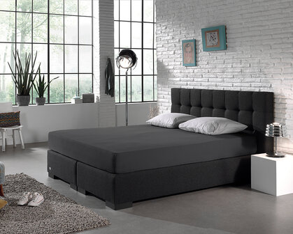 Hoeslaken 90x200 Jersey Antraciet