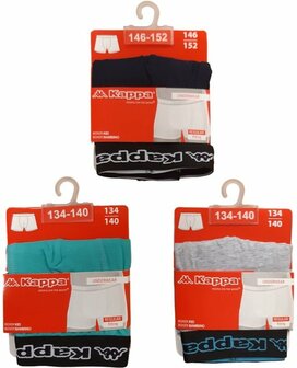 Kappa kinder boxershorts donkerblauw