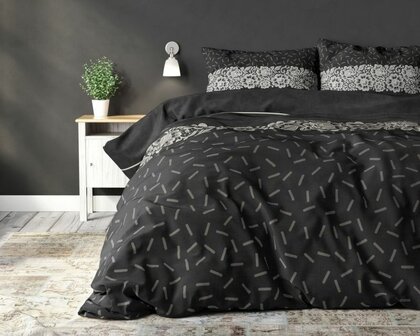 Dekbedovertrek 240x220 Dervio Antraciet