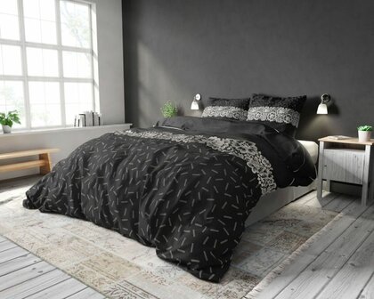 Dekbedovertrek 240x220 Dervio Antraciet