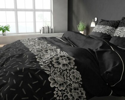 Dekbedovertrek 240x220 Dervio Antraciet