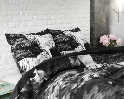 Dekbedovertrek 240x200/220 Tigers Grijs