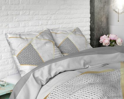 Dekbedovertrek 240x200/220 Graphic Wit