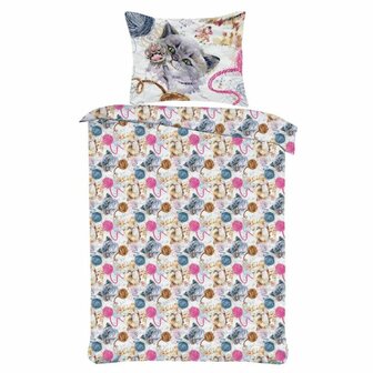 Dekbedovertrek 140x200-220 Cats