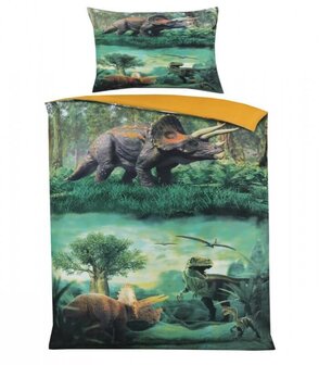 Dekbedovertrek 140x200/220 Dinosaurus