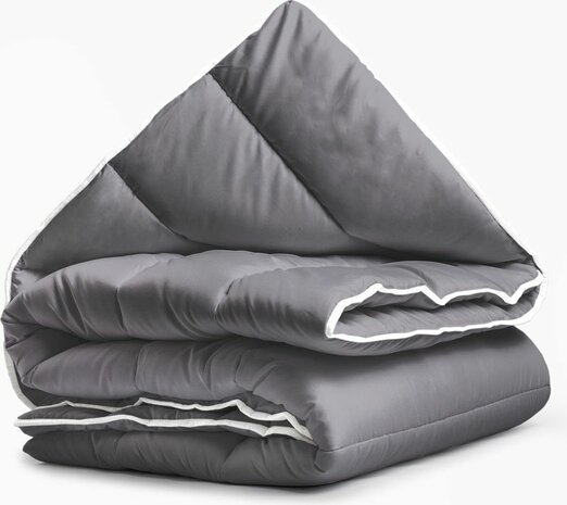 All-in one lazy dekbed Antraciet
