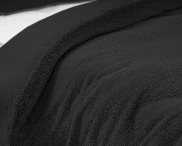 Dekbedovertrek Teddy antraciet