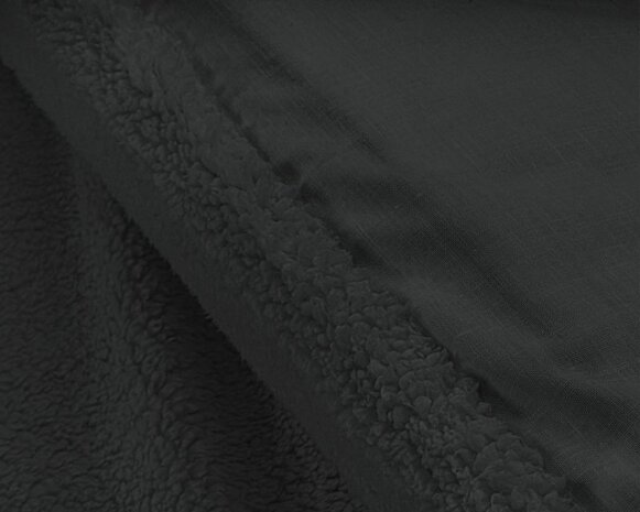 Dekbedovertrek Teddy antraciet