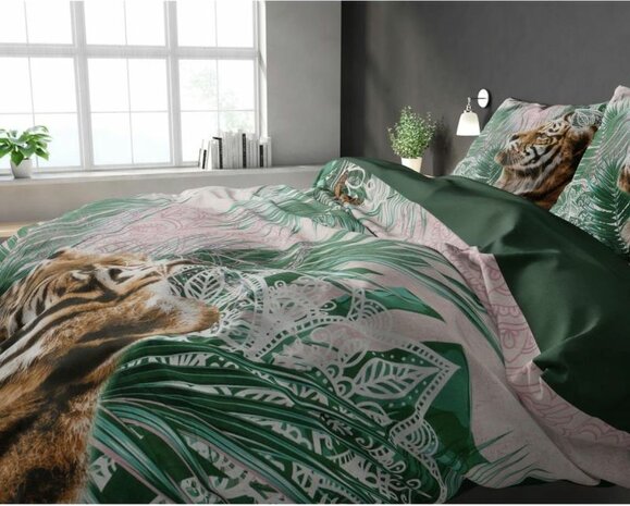 Dekbedovertrek Tiger Woods groen