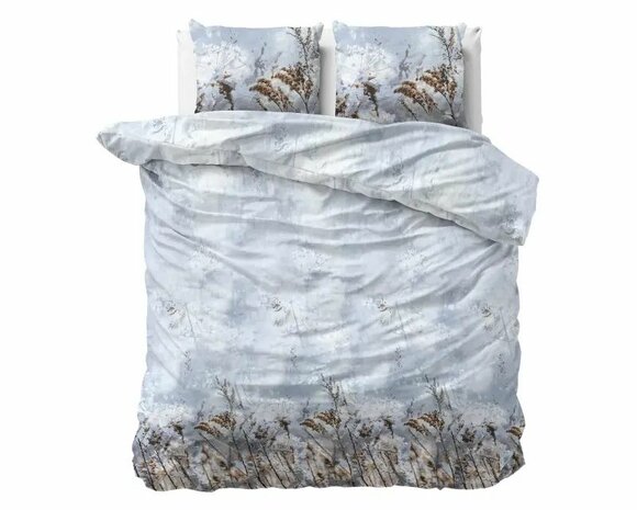 Dekbedovertrek Janine Flanel grijs