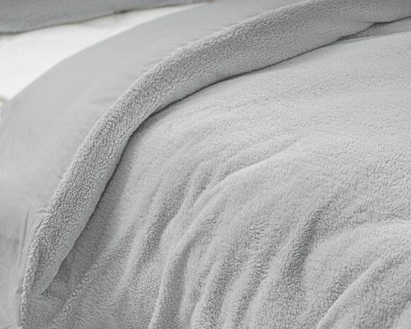 Dekbedovertrek Teddy grijs