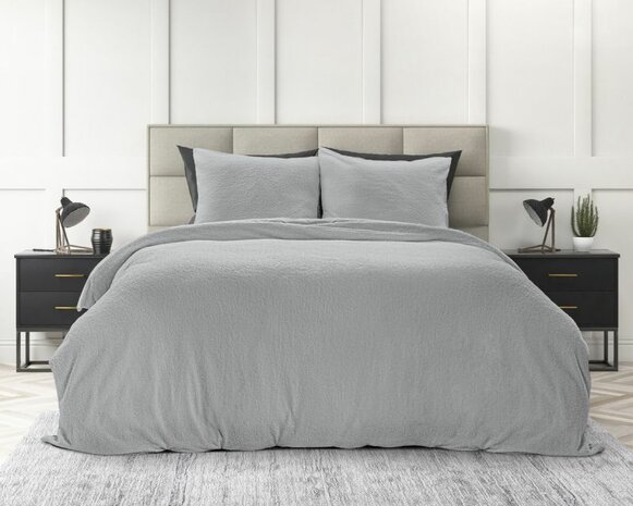 Dekbedovertrek Teddy grijs