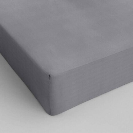 Katoenen Hoeslaken Grijs