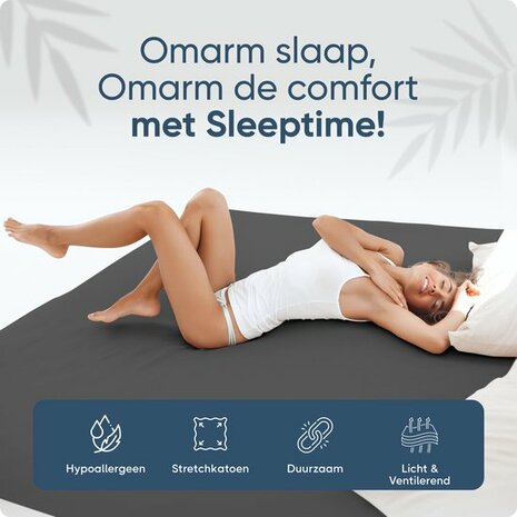 Hotel Jersey Hoeslaken antraciet