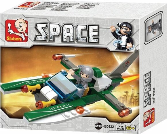 Sluban M38-B0322 Space Ruimteschip
