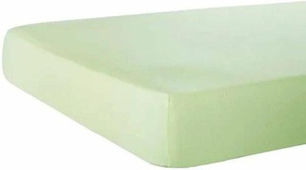 Hoeslaken 160/180x200 Jersey Licht Groen