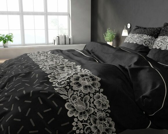 Dekbedovertrek 240x220 Dervio Antraciet