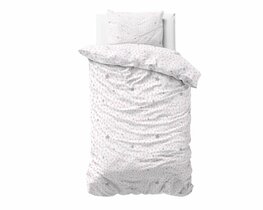 Kinderdekbedovertrek 140x200 Wise Bunny 2 Wit