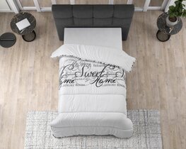 All-in one lazy dekbed 200x200 Royal Luxury Wit