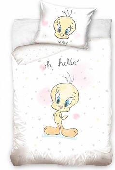 Kinderdekbedovertrek 100x135 Baby Tweety