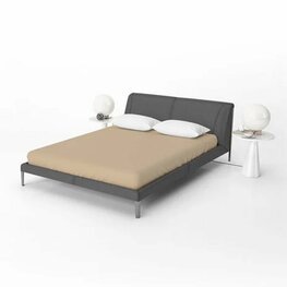 Hoeslaken 140x200 Jersey Bruinbeige